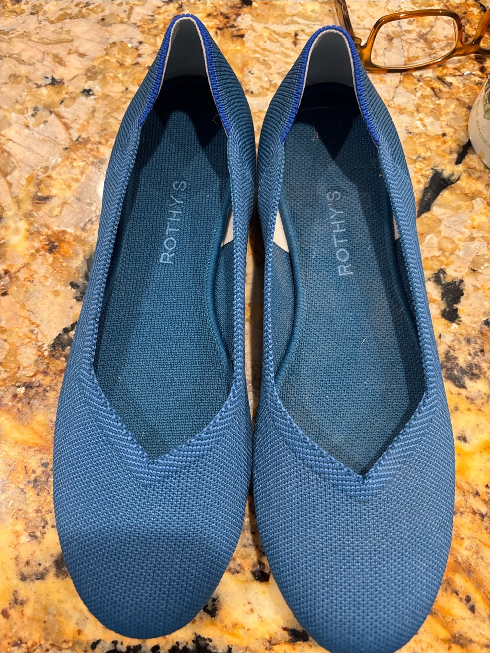 Royal Blue Rothy’s flats